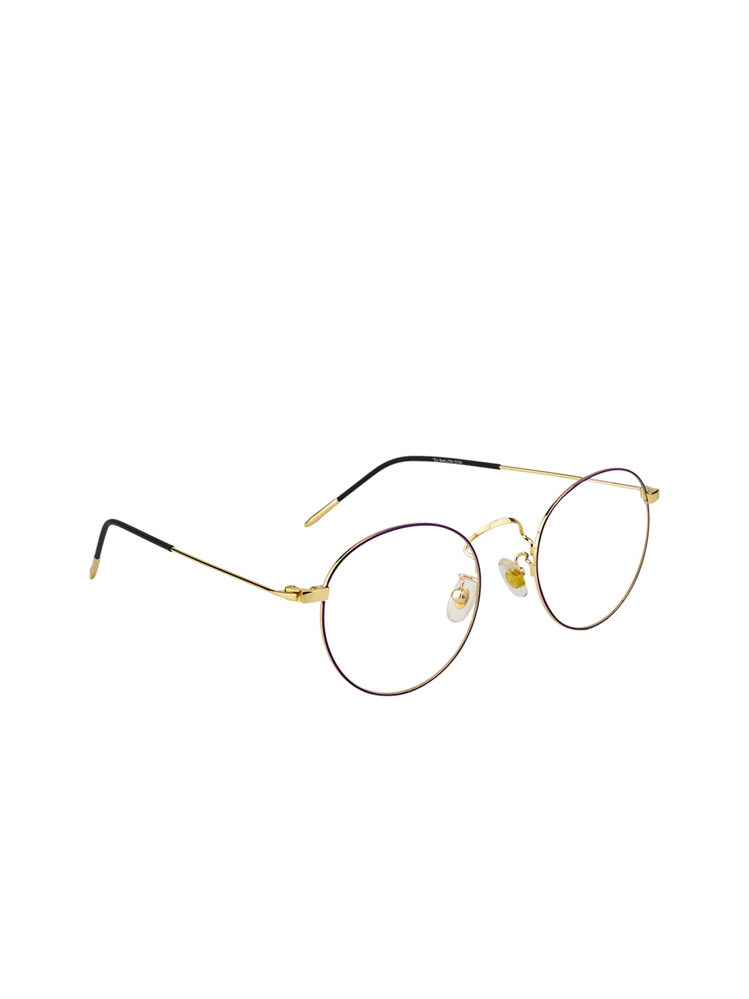 

Ted Smith Unisex Gold-Toned Solid Rimless Round Frames TSF-9362_C6
