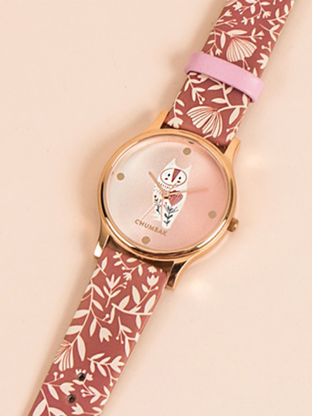 

TEAL BY CHUMBAK Women Rose Gold Analogue Watch 8907605098215
