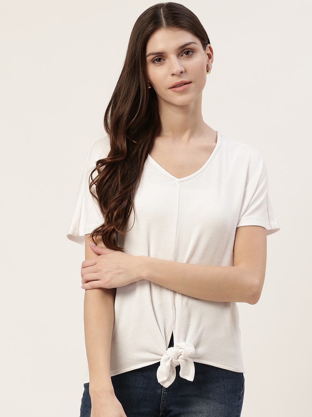 

Marks & Spencer Women White Solid Top