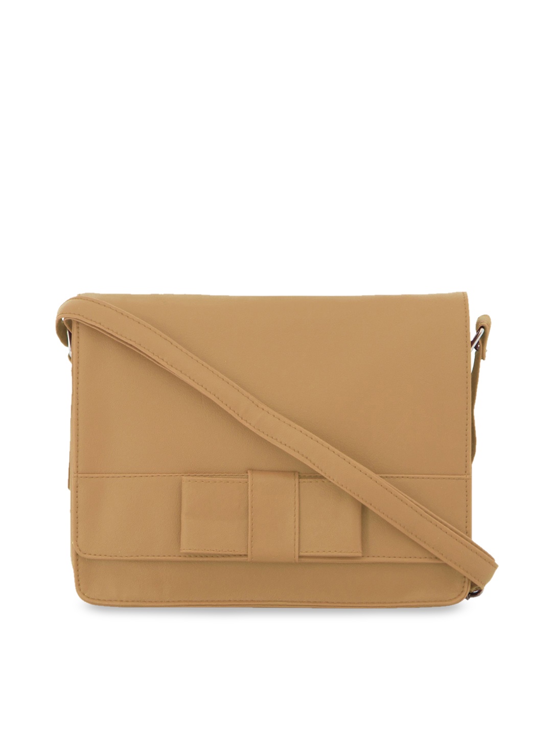 

Toteteca Beige Solid Sling Bag
