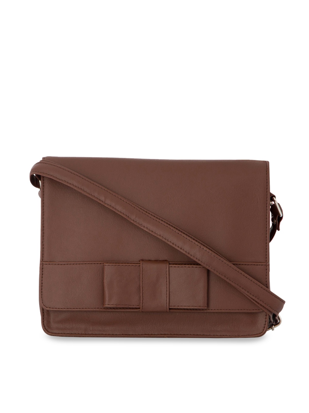 

Toteteca Brown Solid Sling Bag