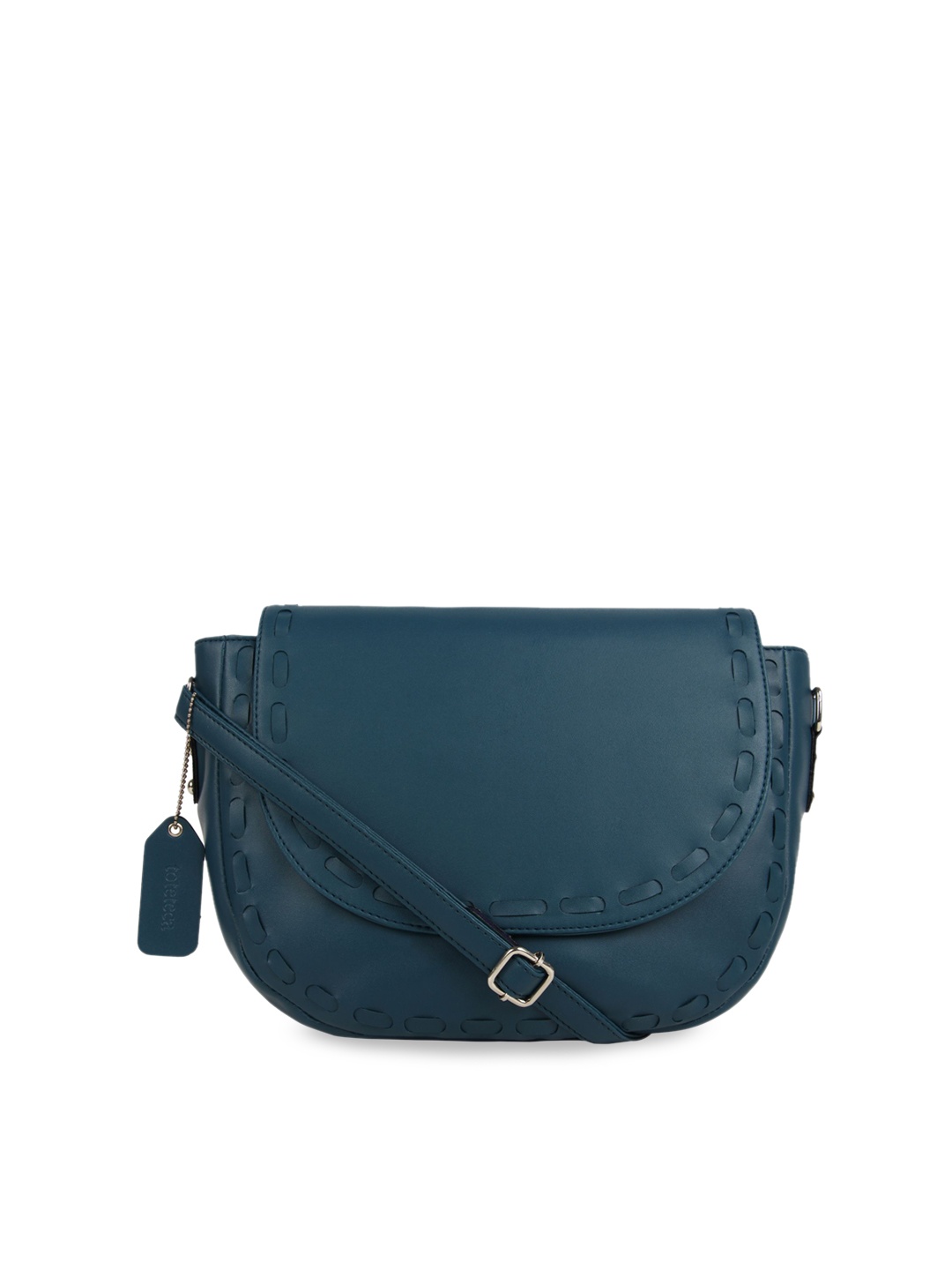 

Toteteca Teal Blue Solid Sling Bag