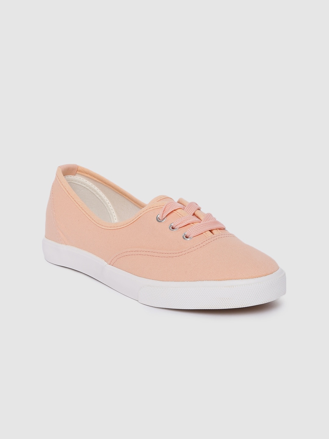 

Mast & Harbour Women Pink Solid Sneakers