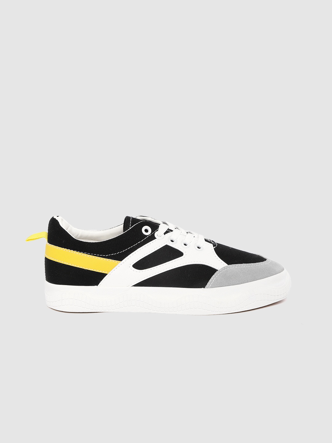 

Kook N Keech Women Black & White Colourblocked Sneakers