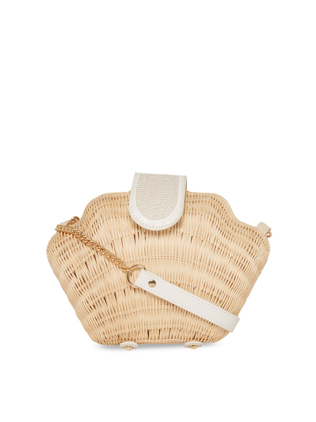 

ALDO Brown Self Design Sling Bag