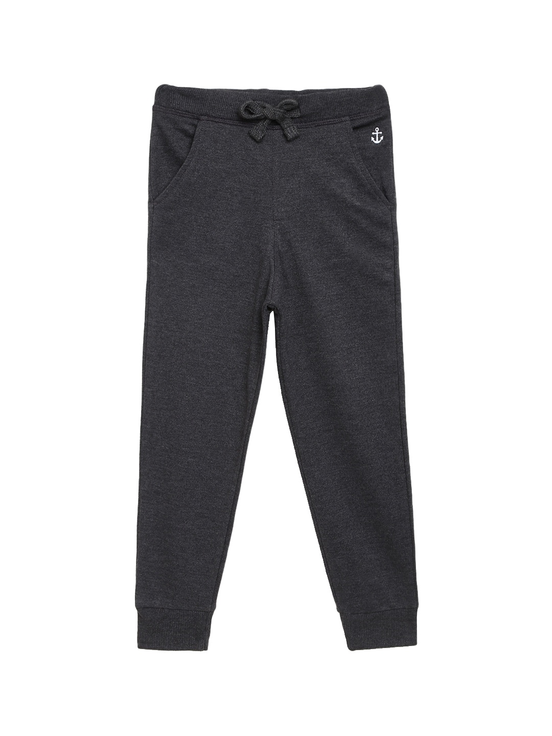 

Campana Boys Charcoal Grey Solid Joggers