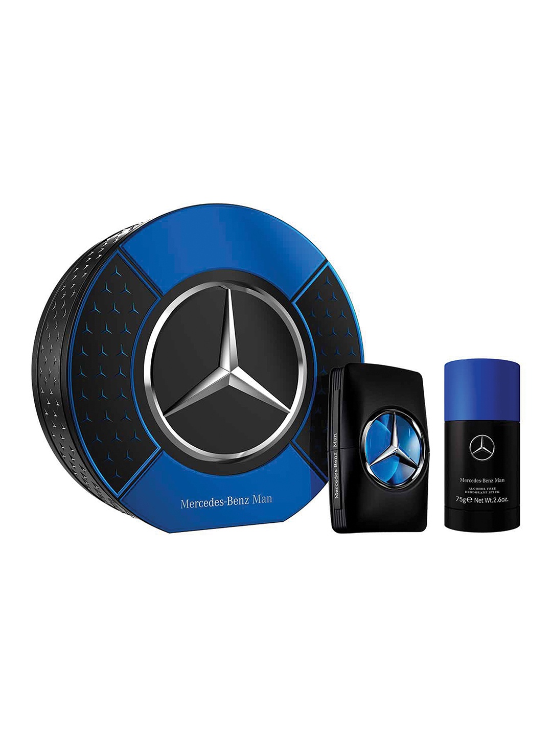 

Mercedes Benz Man Eau de Toilette 100ml + Deo Stick 75g Gift Set, Black