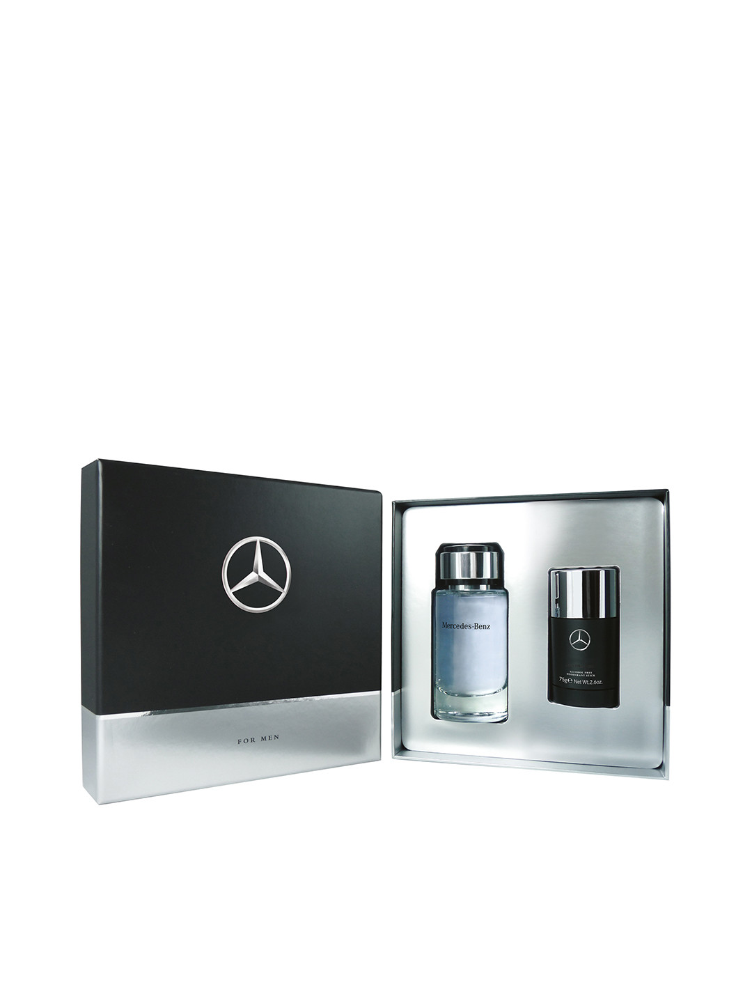 

Mercedes-Benz For Men Eau de Toilette 120ml + Deo Stick 75g, Black