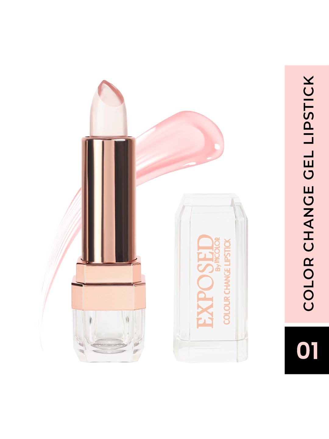 

INCOLOR Exposed Color Change Lipstick 01 3.7 g, Transparent