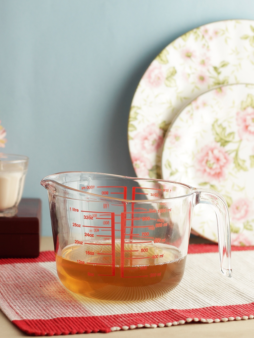 

INCRIZMA Transparent Tempered Glass Measuring Cup/Jug 1000 ml
