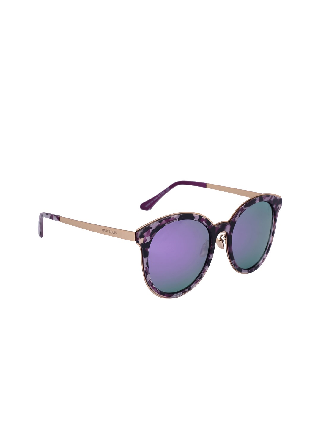 

MARC LOUIS Women Oval Sunglasses MLULTRA-166C04SG, Purple