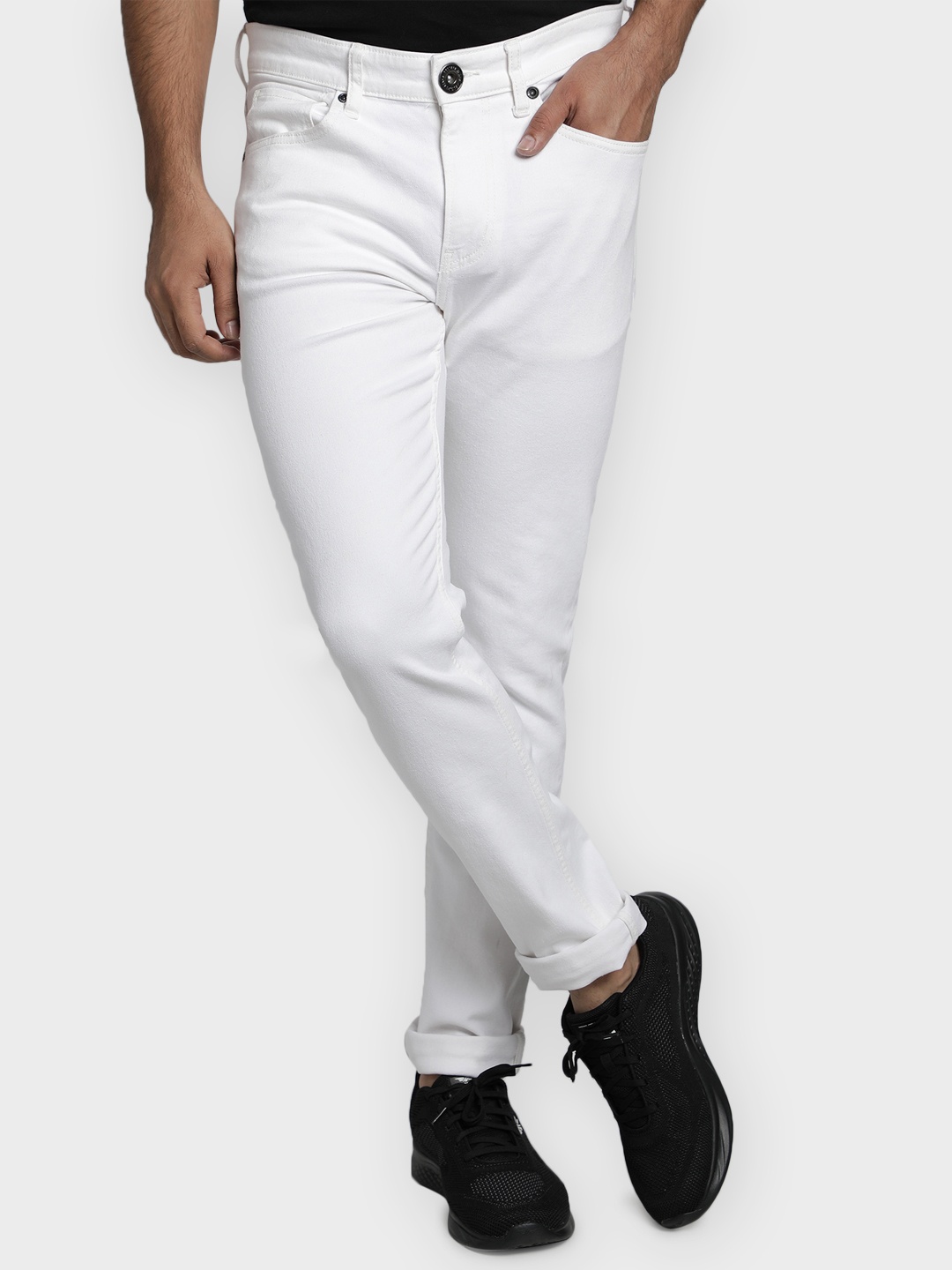 

Red Tape Men White Skinny Fit Mid-Rise Clean Look Jeans