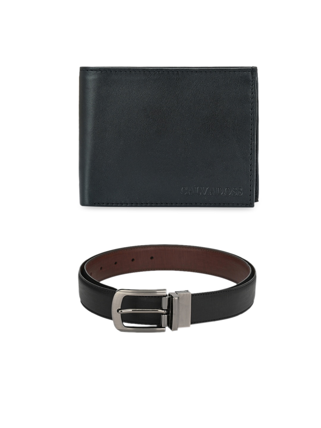 

Calvadoss Men Belt & Wallet Accessory Gift Set, Black
