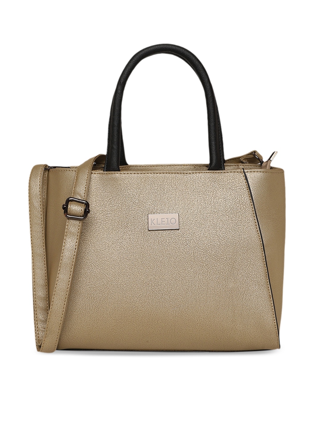 

KLEIO Gold-Toned Solid Handheld Bag