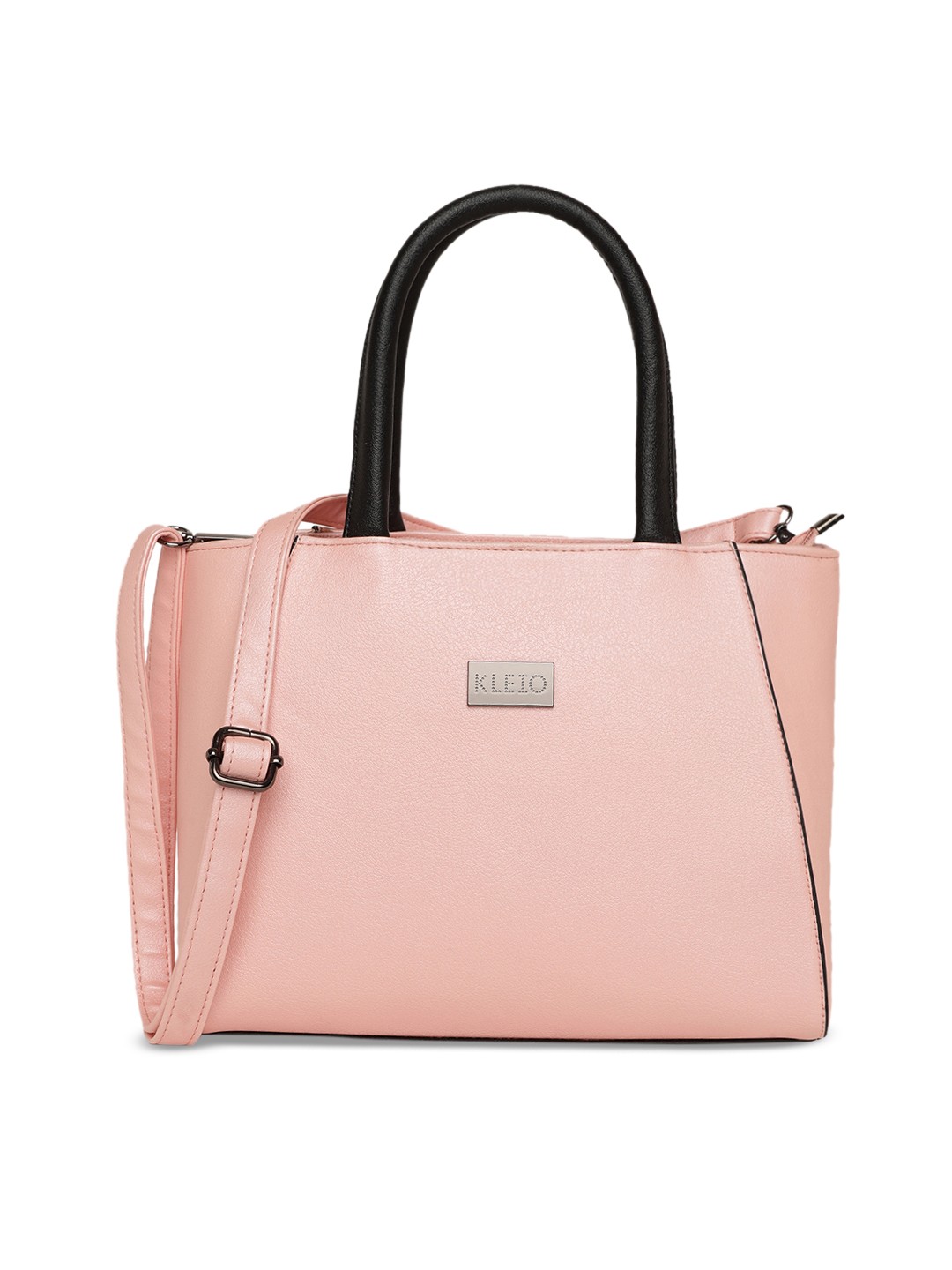 

KLEIO Vegan Solid Handbag for Women, Pink