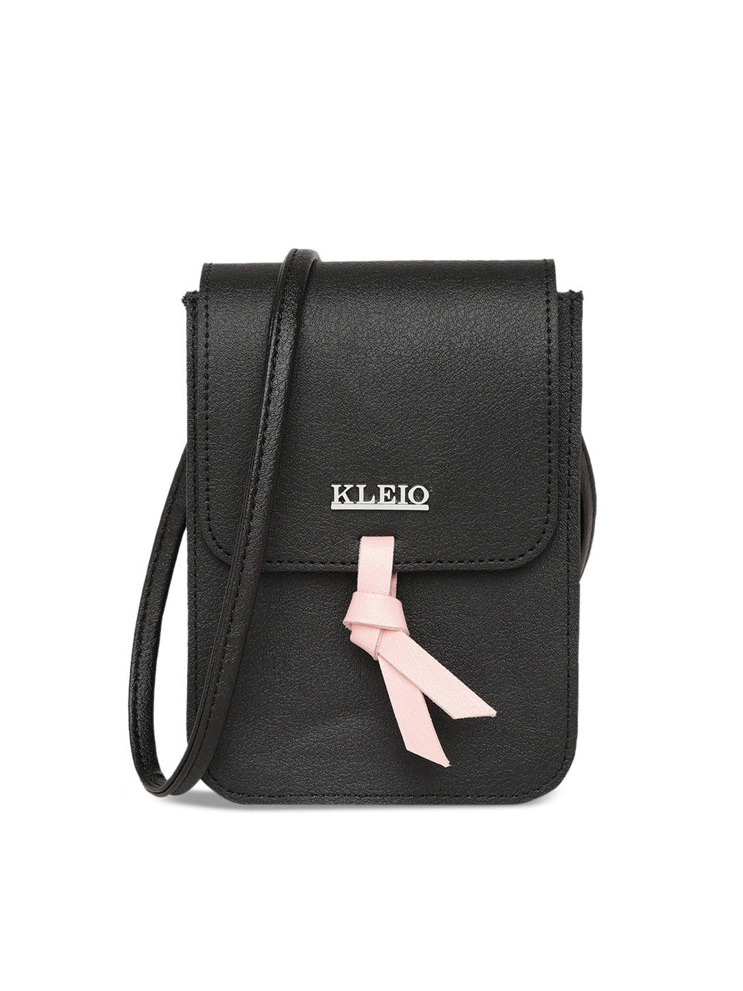 

KLEIO Vegan Mobile Pouch Side Sling, Black