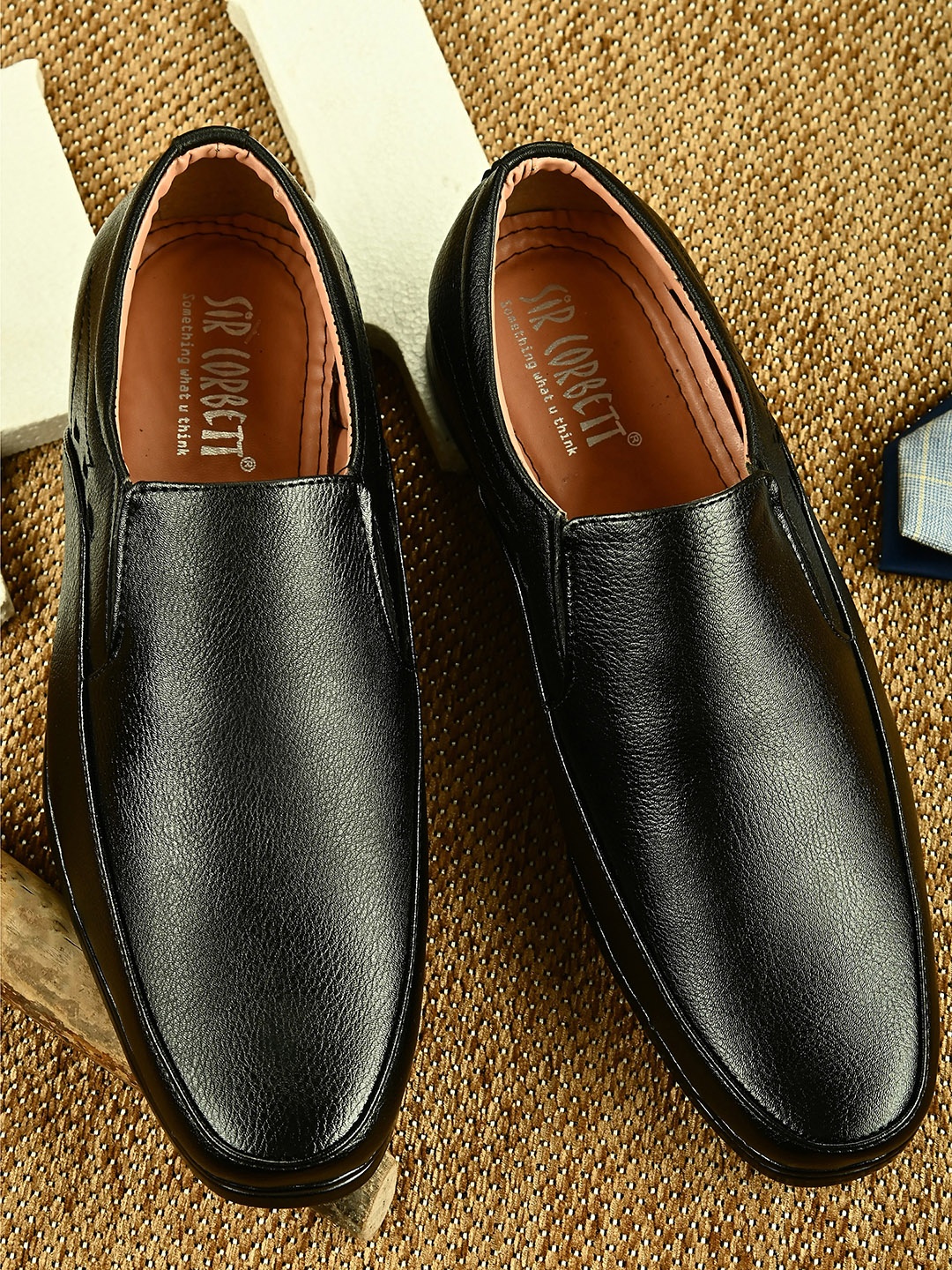 

Sir Corbett Men Black Formal Shoes
