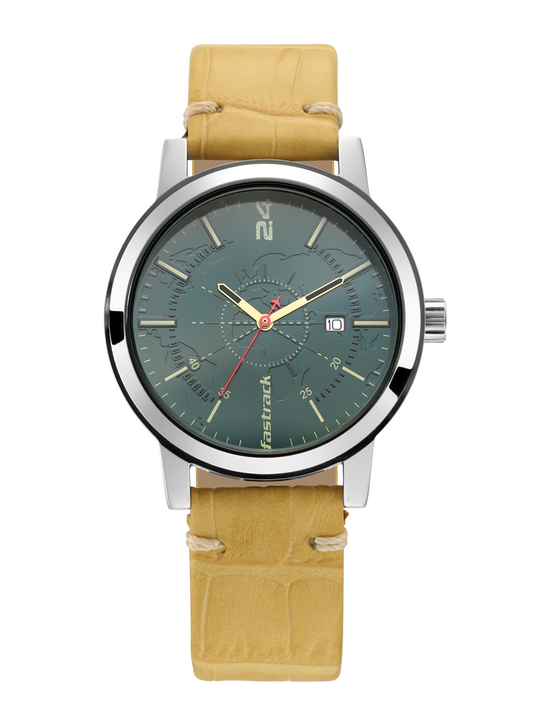 

Fastrack Men Green Analogue Watch 3245SL01