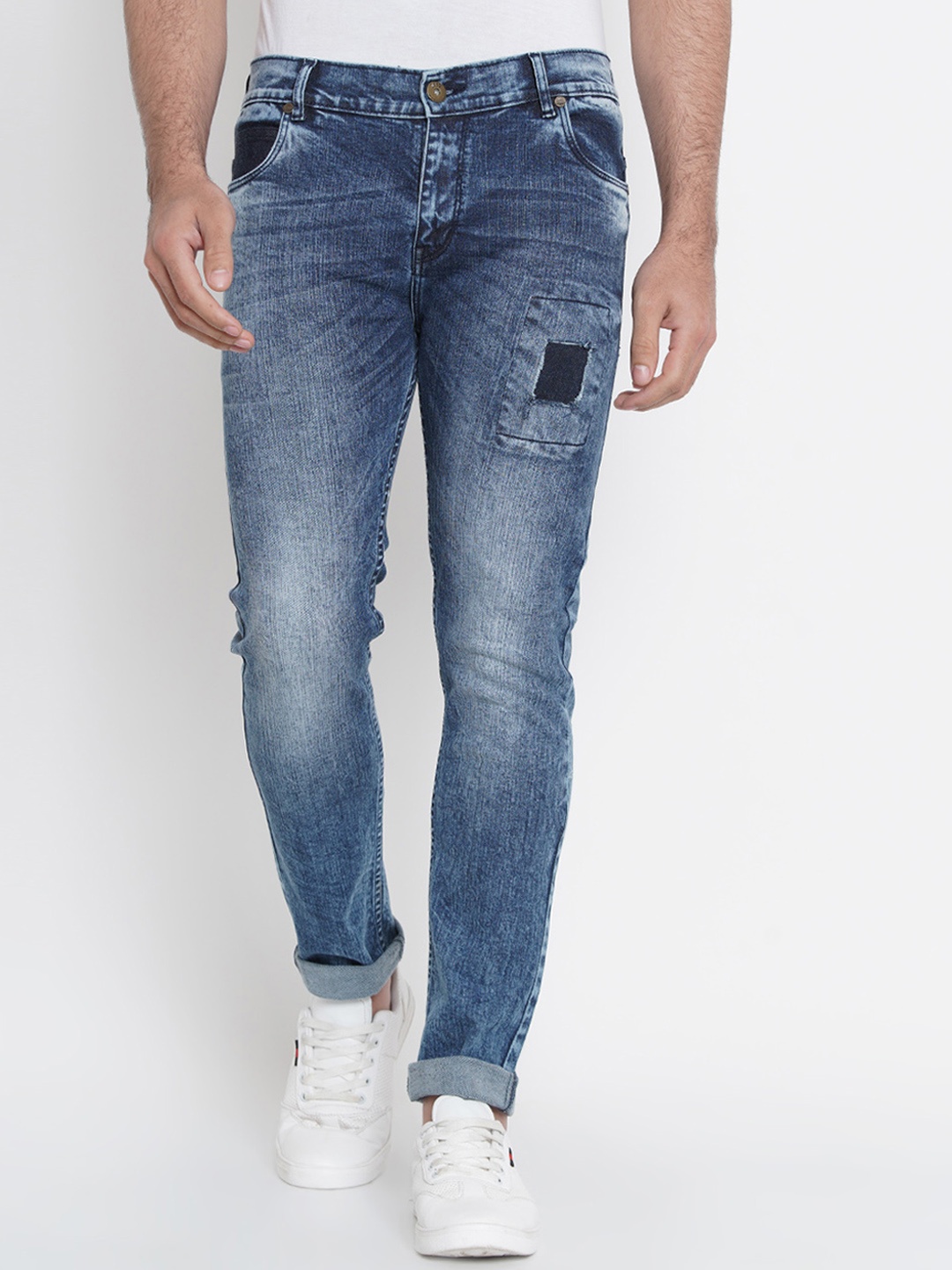 

Dais Men Blue Slim Fit Mid-Rise Mildly Distressed Stretchable Jeans