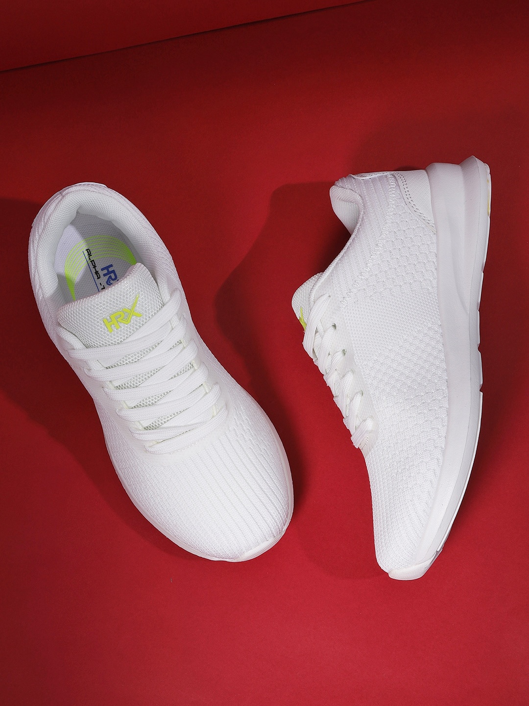 

HRX by Hrithik Roshan Women White Woven Design Alpha Training Shoes
