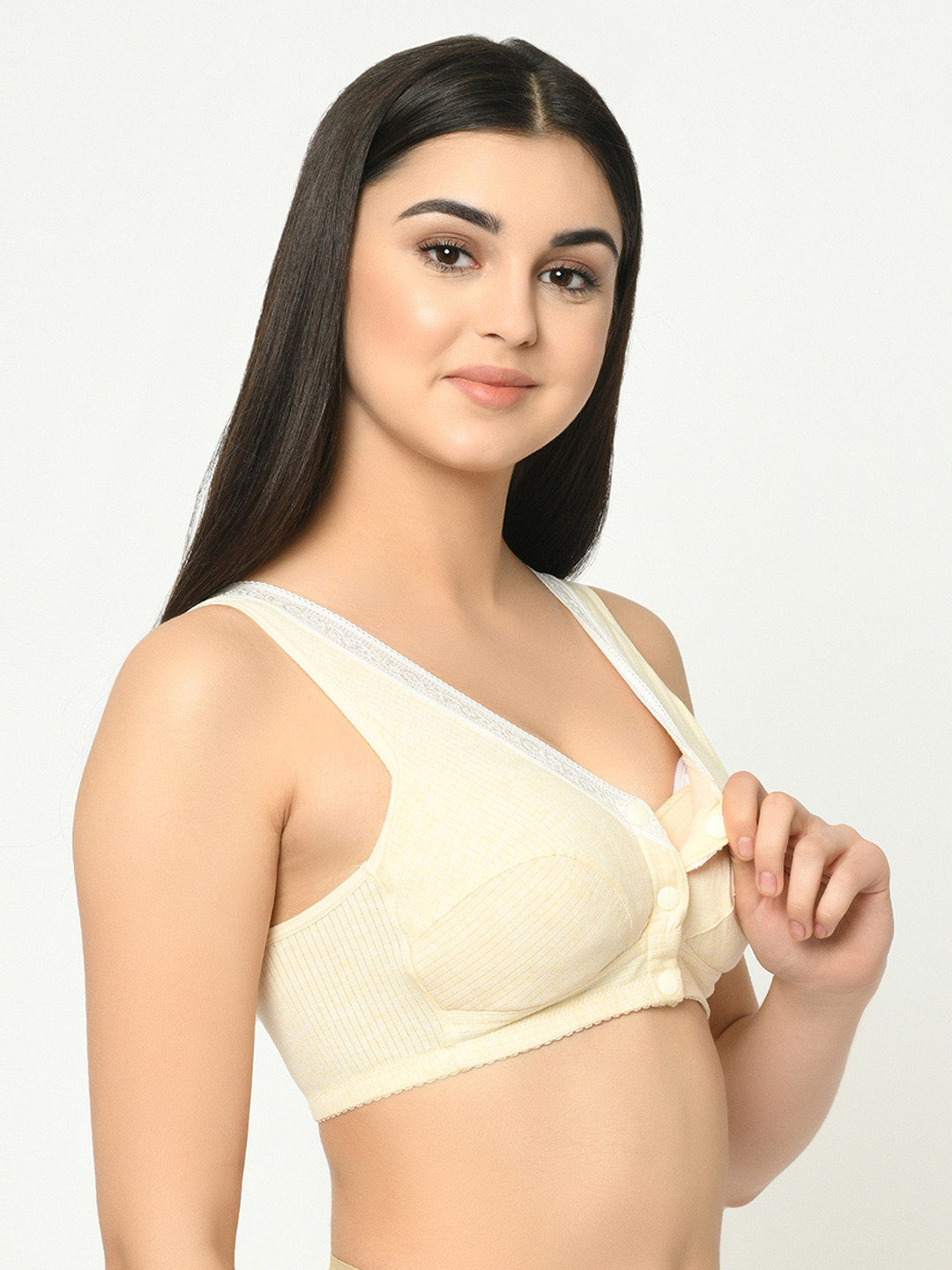 

MAMMA PRESTO Beige Non-Wired Non Padded Maternity Nursing Bra MPF-11 BEIGE-C20