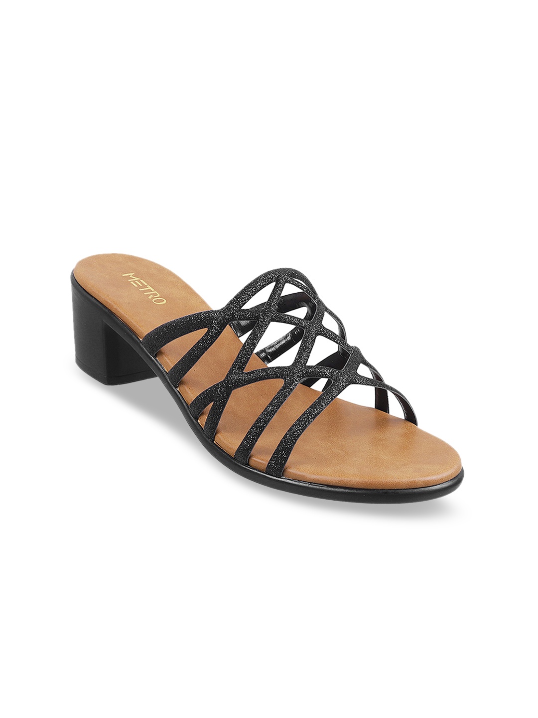 

Metro Women Black Solid Heels