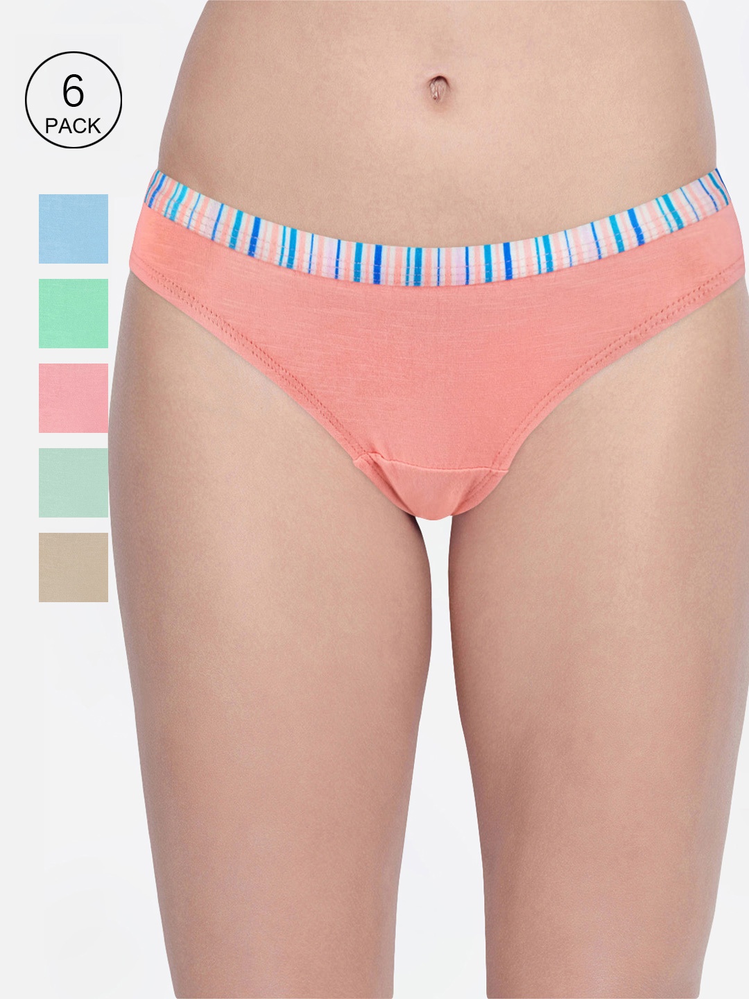 

Bodycare Women Pack Of 6 Assorted Bikini Briefs 90-6PCS