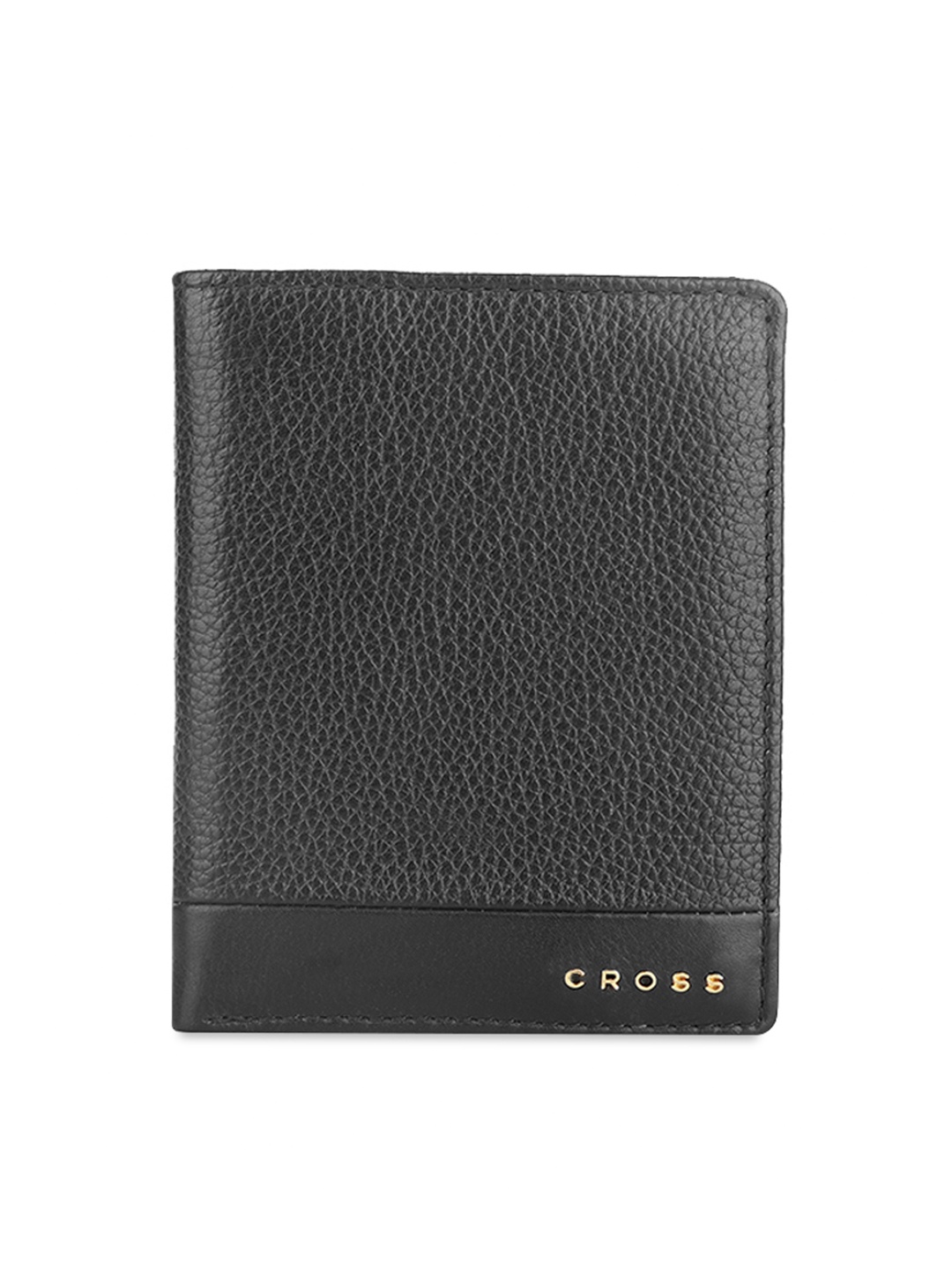 

Cross Men Black Textured Genuine Leather Two Fold Wallet