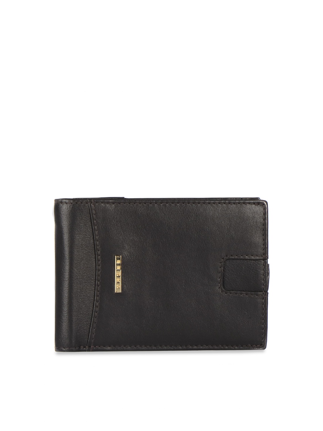 

Cross Men Coffee Brown Solid Two Fold Leather Wallet