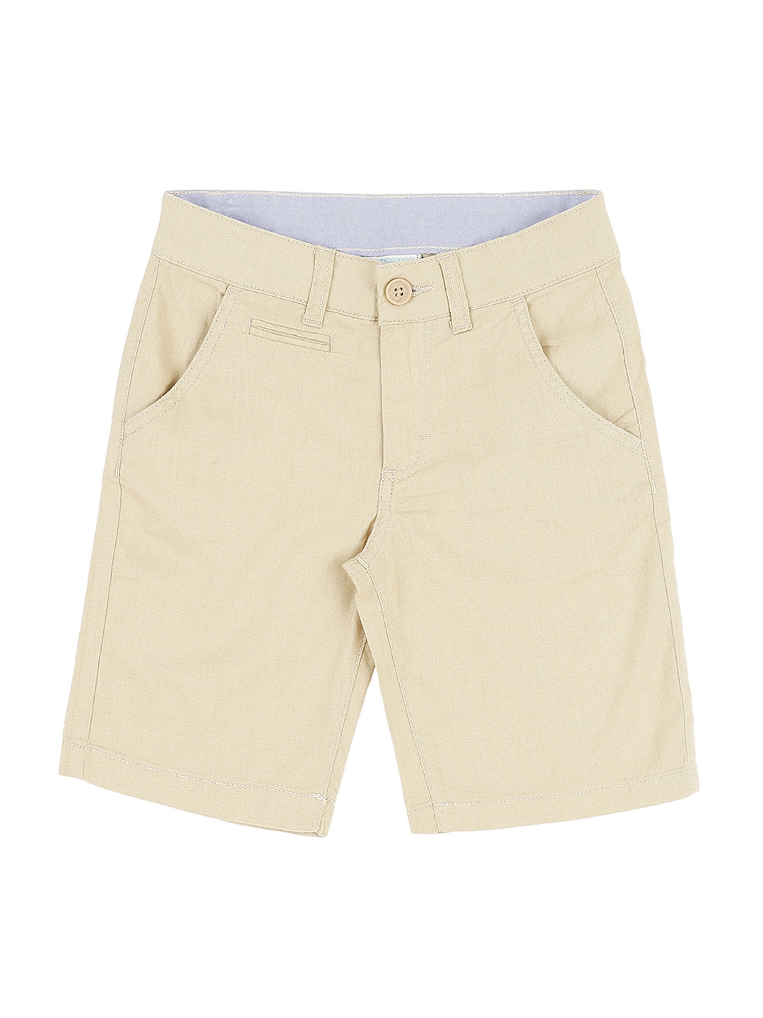 

Pantaloons Junior Boys Beige Solid Regular Shorts
