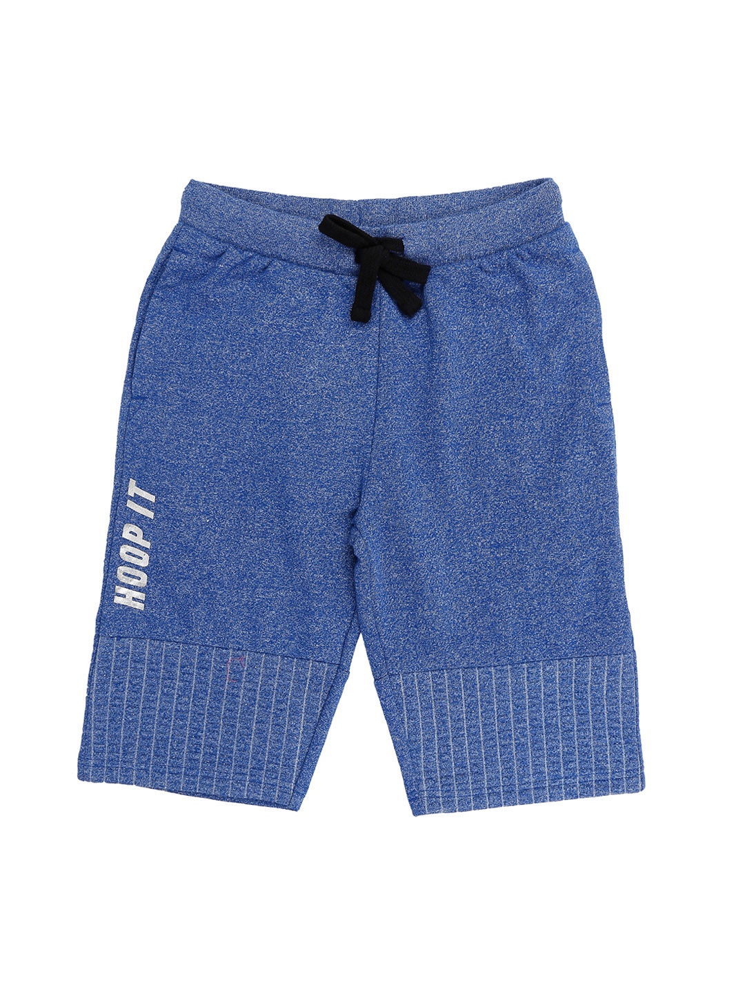 

Pantaloons Junior Boys Blue Striped Regular Shorts