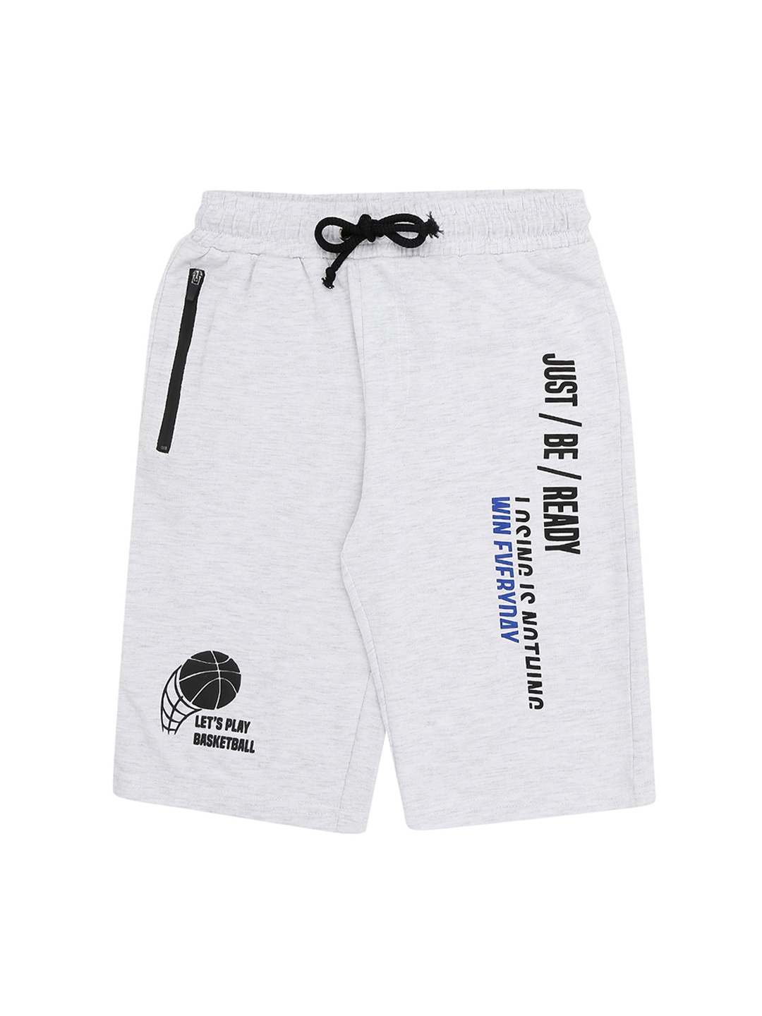 

Pantaloons Junior Boys Grey Printed Regular Fit Regular Shorts