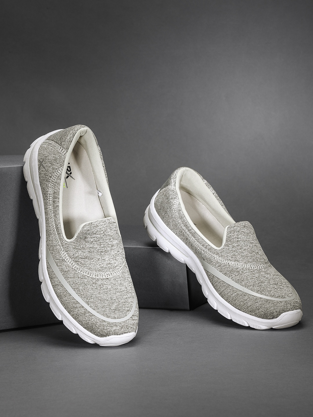 

HRX by Hrithik Roshan Women City Walk Slip-On Sneakers, Grey