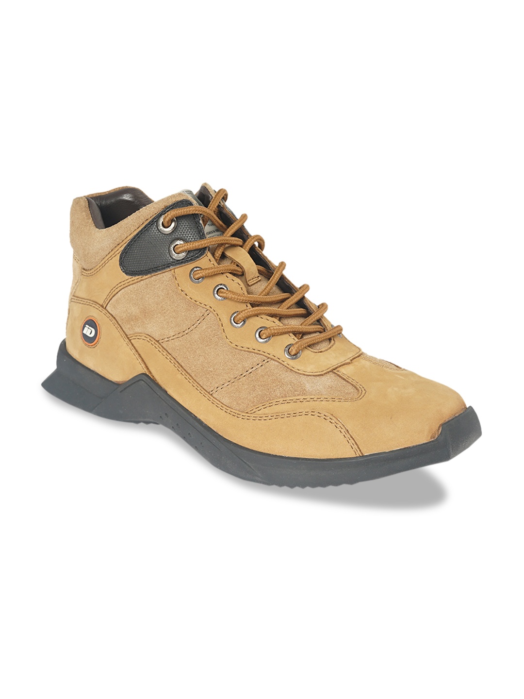 

iD Men Camel Boot Shoes, Camel brown