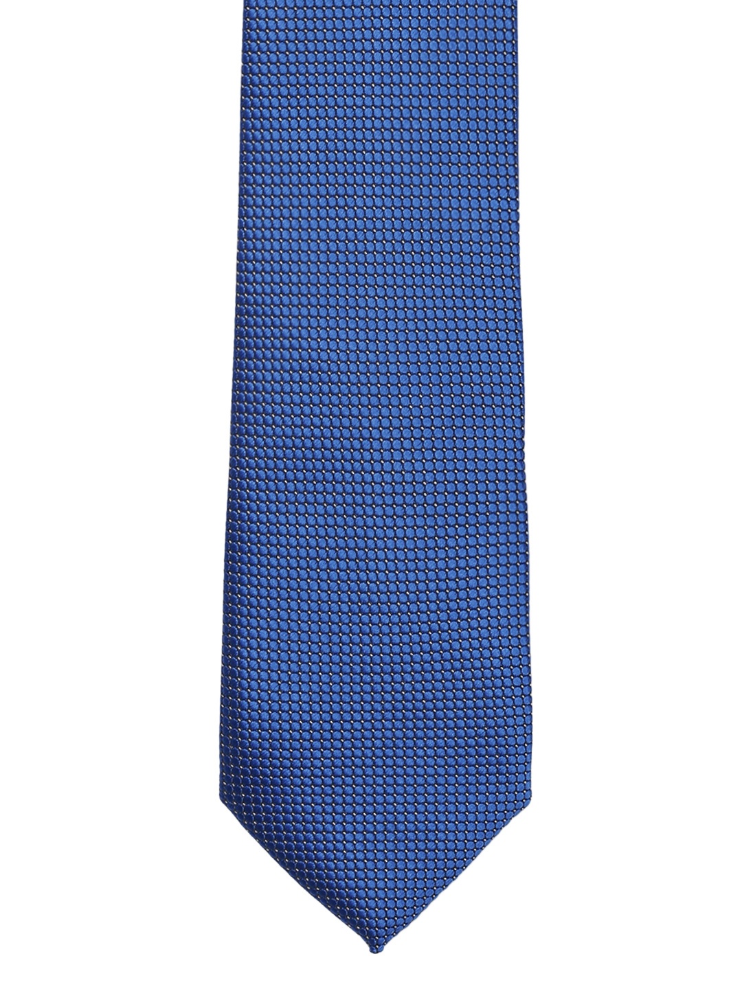 

INVICTUS Men Blue Woven Design Broad Tie