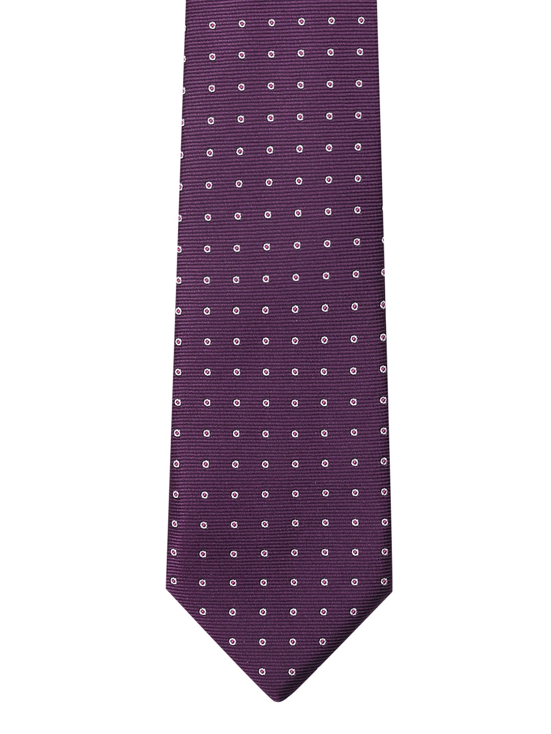 

INVICTUS Men Purple Woven Design Broad Tie