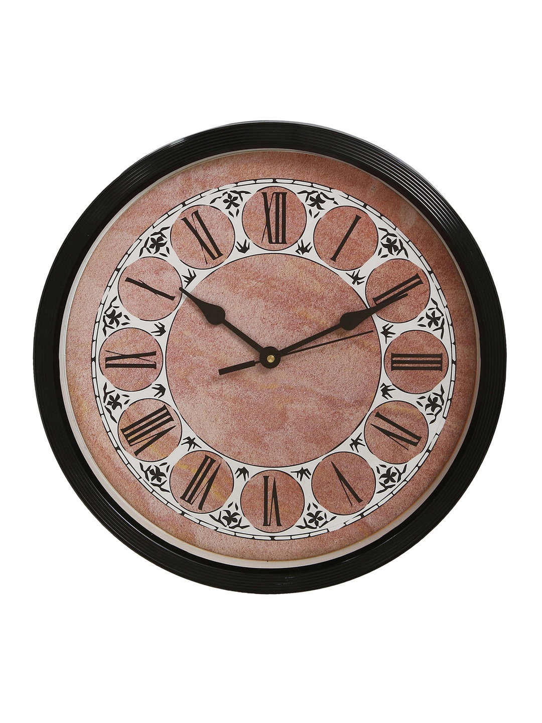 

eCraftIndia Beige Round Printed Analogue Wall Clock 31.7 cm