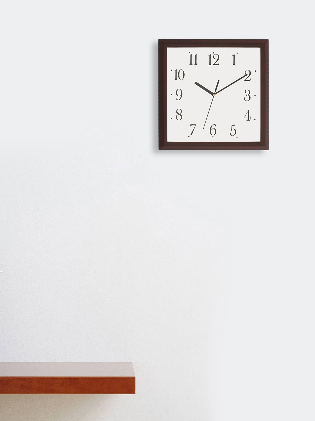 

eCraftIndia Brown Square Printed Analogue Wall Clock 31 cm x 31 cm