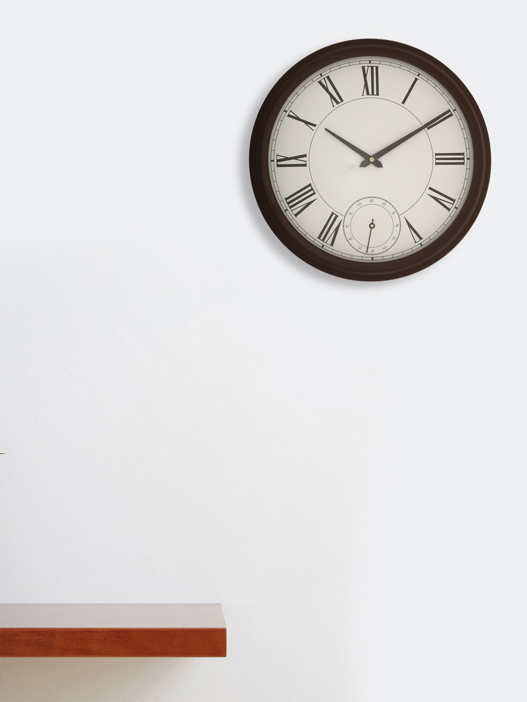 

eCraftIndia White Round Solid 40cm Analogue Wall Clock