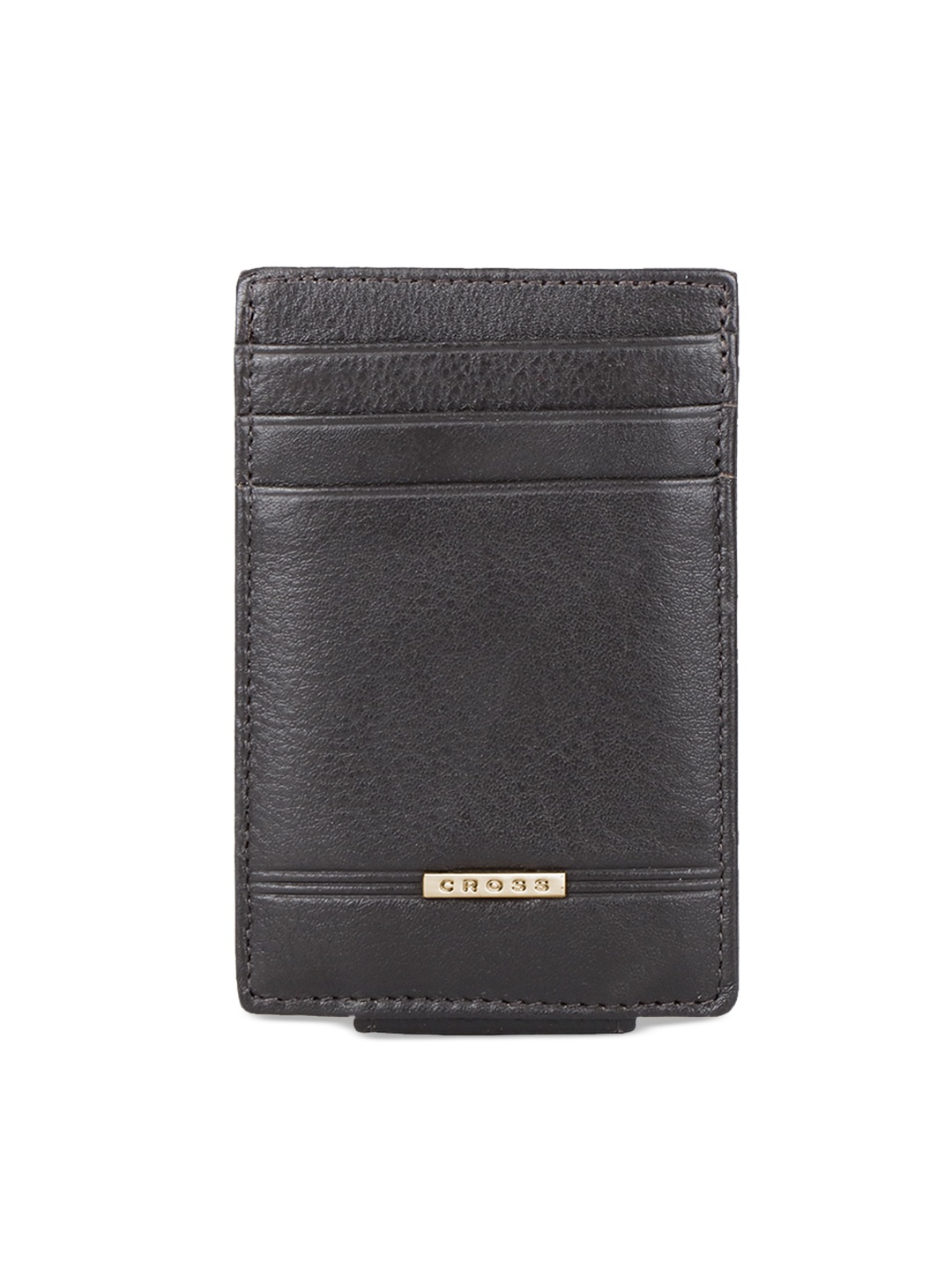 

Cross Men Brown Textured Genuine Leather Money Clip