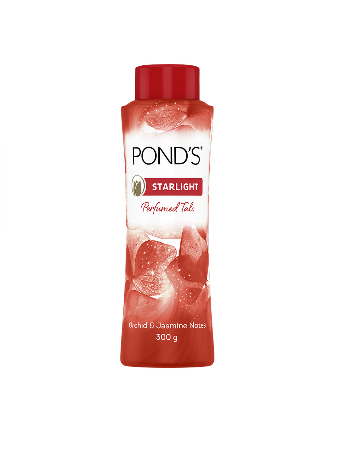 

Ponds Starlight Perfumed Talc Powder with Orchid & Jasmine Notes - 300g, Red