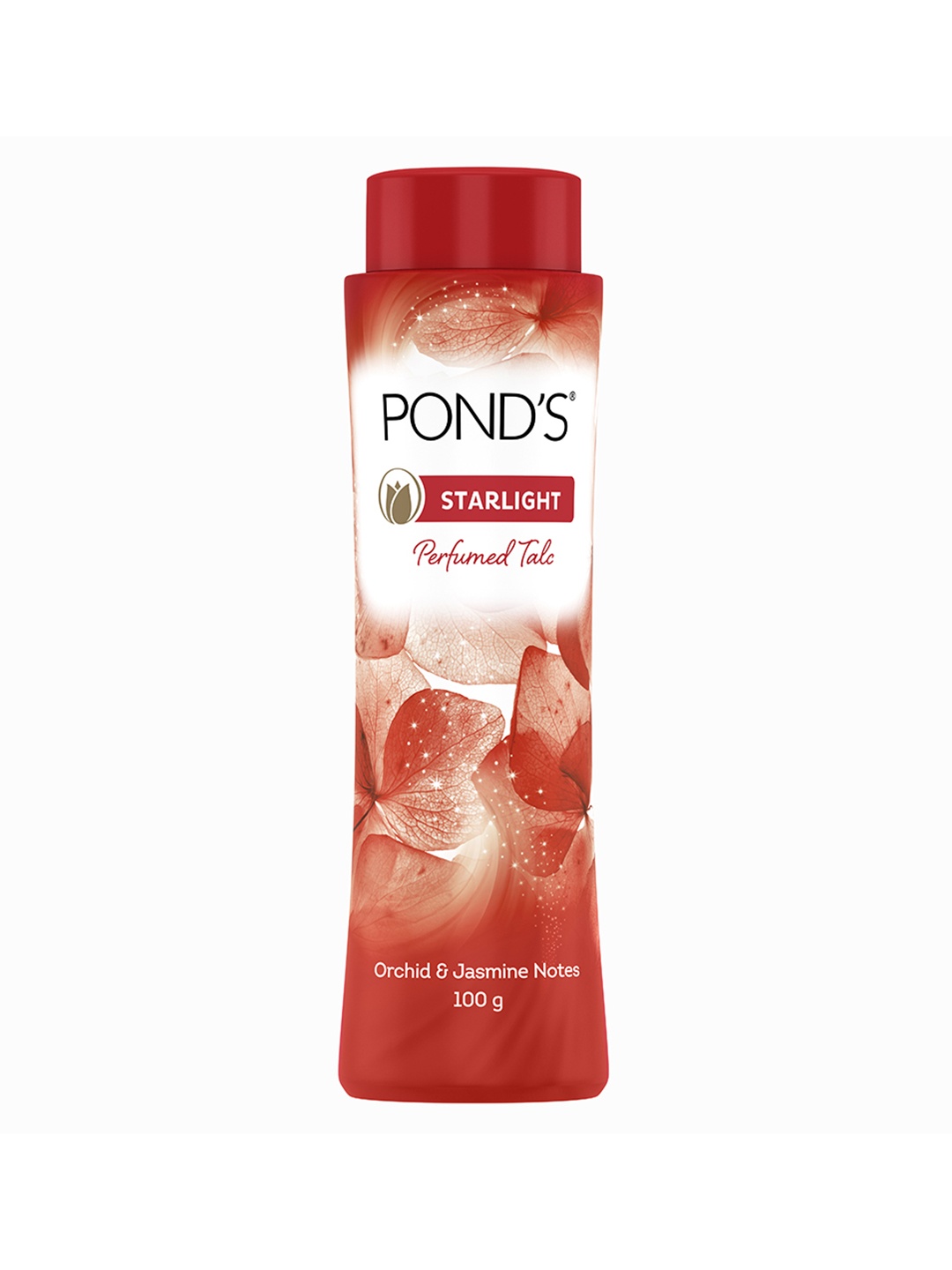 

Ponds Starlight Perfumed Talc with Orchid & Jasmine Notes - 100 g, Red