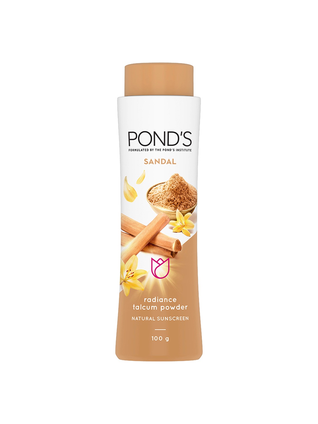 

Ponds Sandal Radiance Talcum Powder - Natural Sunscreen - 100 g, White