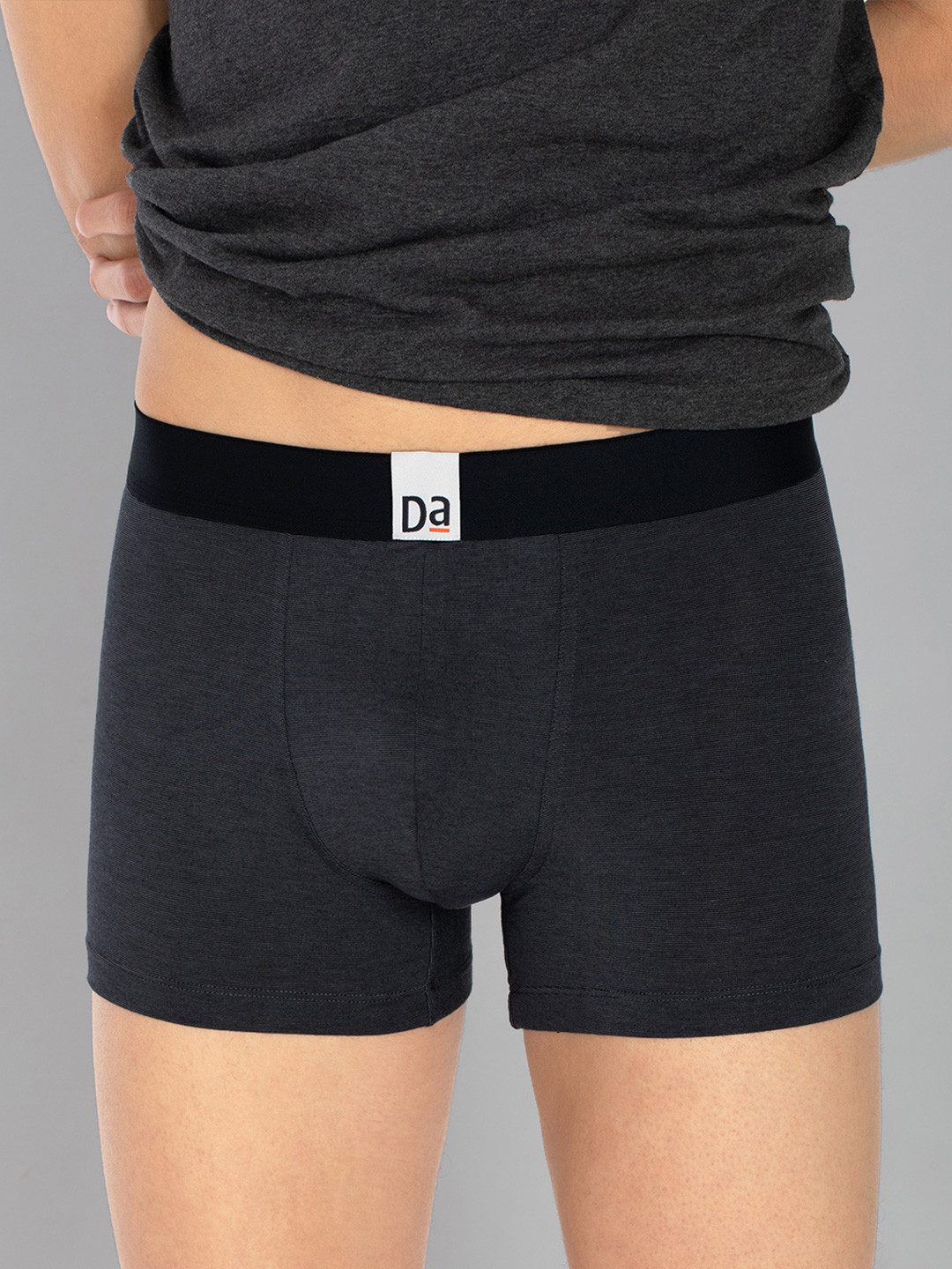 

DaMENSCH Men DEO-SOFT Deodorizing Micro Modal Anti-Bacterial Trunks DAM-MEL-T-CB, Charcoal