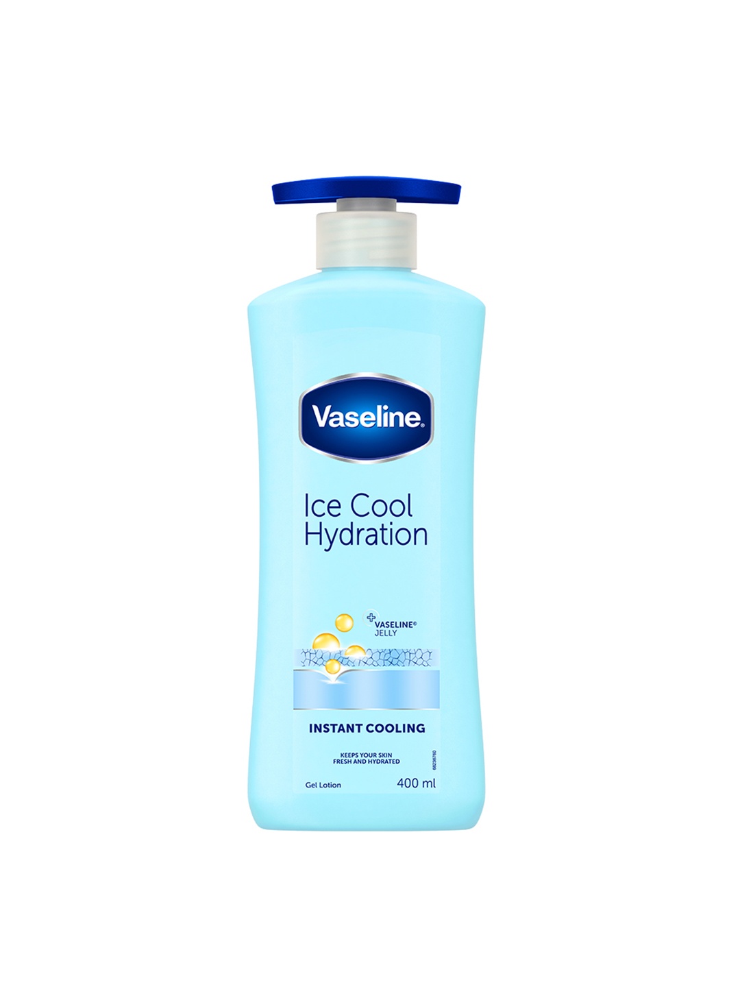 

Vaseline Unisex Ice Cool Hydration Instant Cooling Lotion 400 ml, Blue