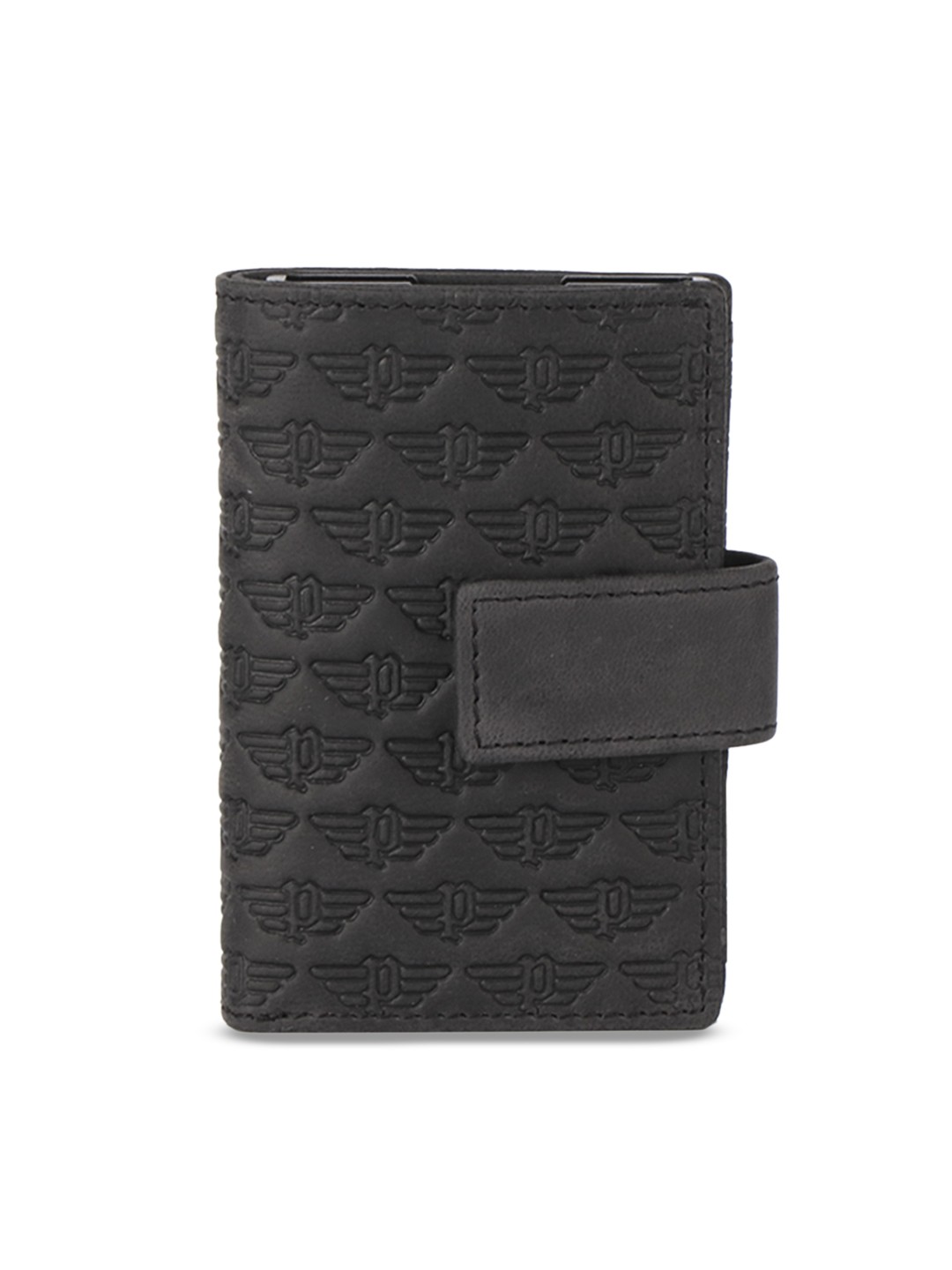 

Police Men Black Textured Two Fold Leather Wallet