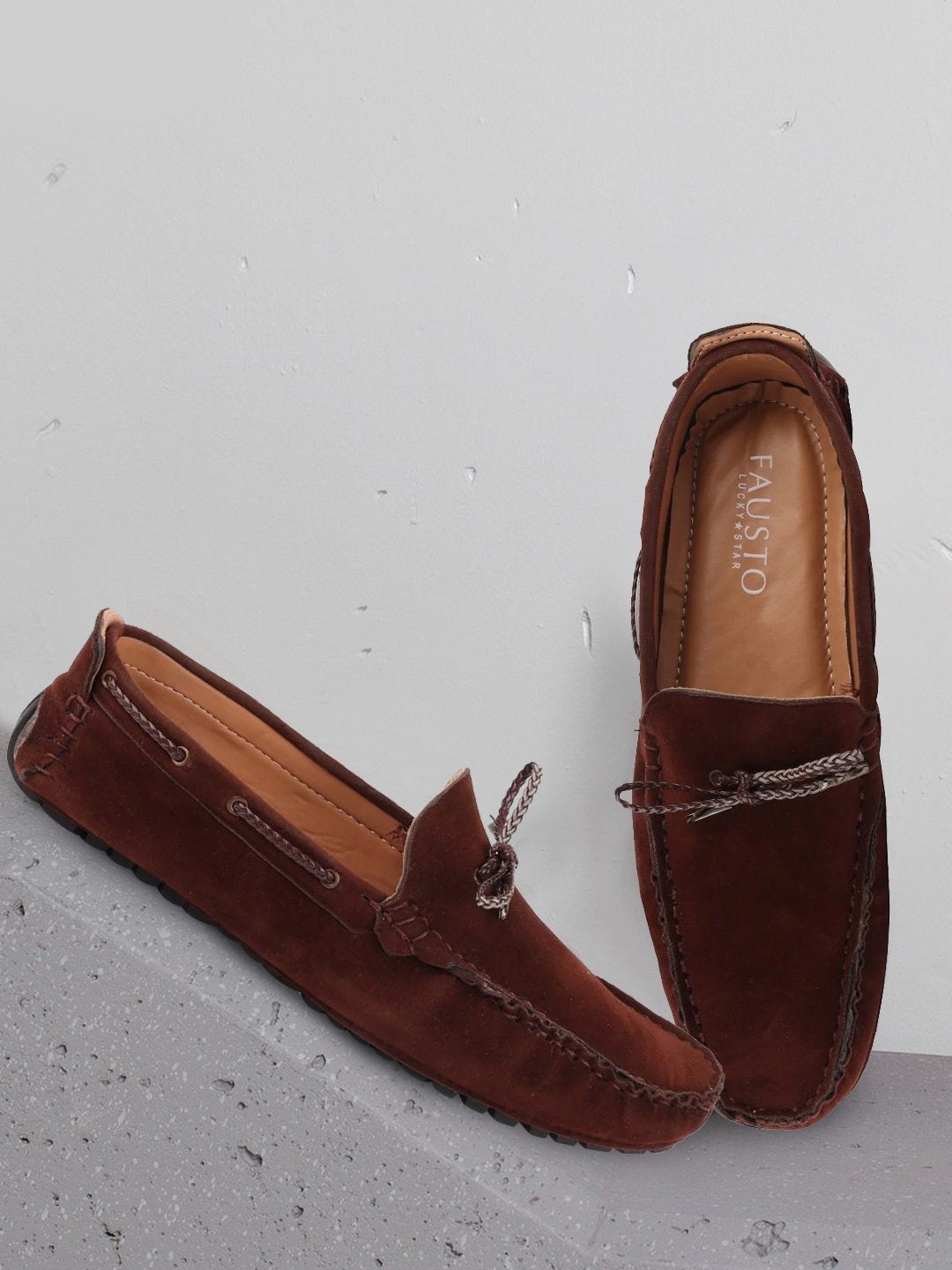 

FAUSTO Men Brown Loafers