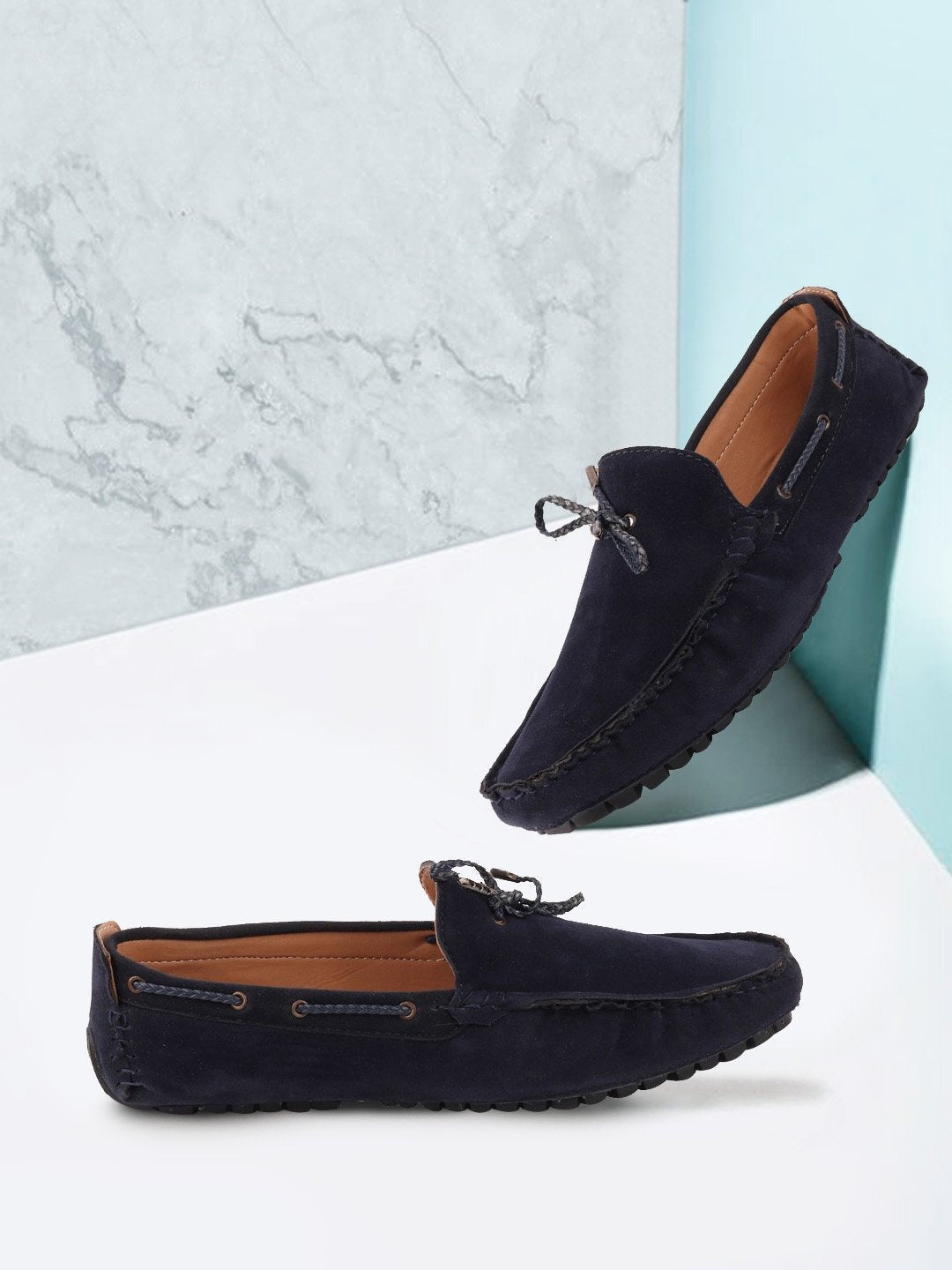 

FAUSTO Men Navy Blue Loafers