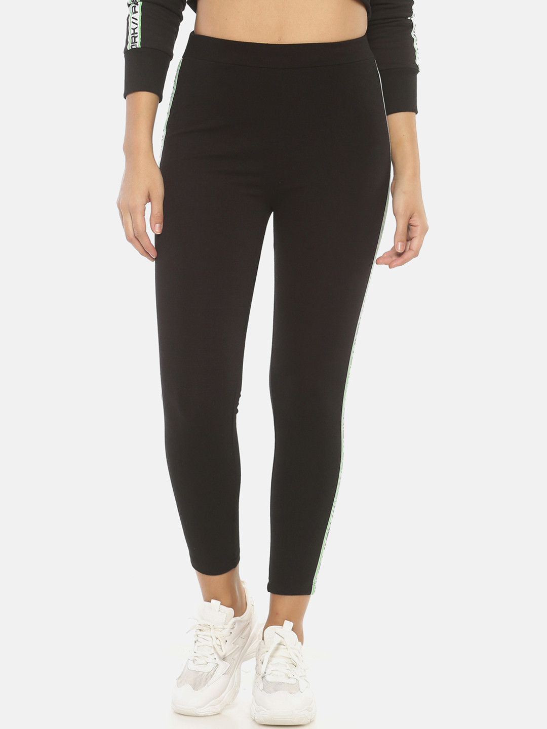 

ISU Women Black Solid Track Pants