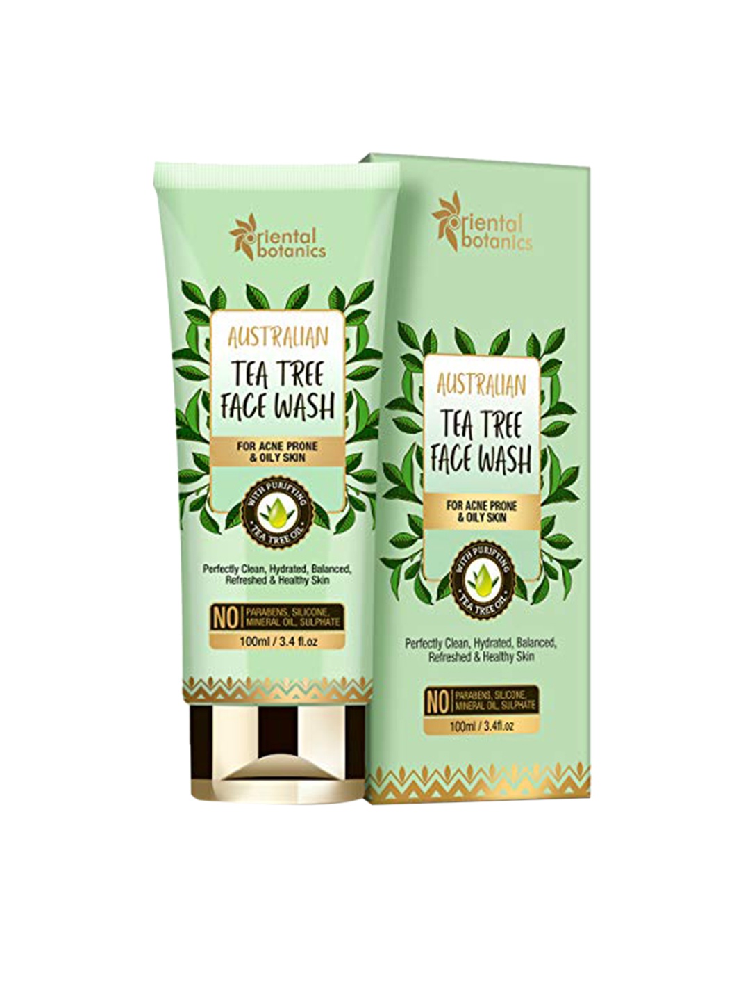 

Oriental Botanics Australian Tea Tree Face Wash 100ml, Green